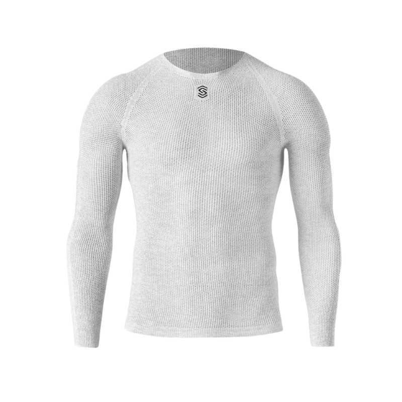 Maglia intima Primo Silverskin manica lunga giro collo grigio  Autunno/Inverno 2023/2024, SILVERSKIN